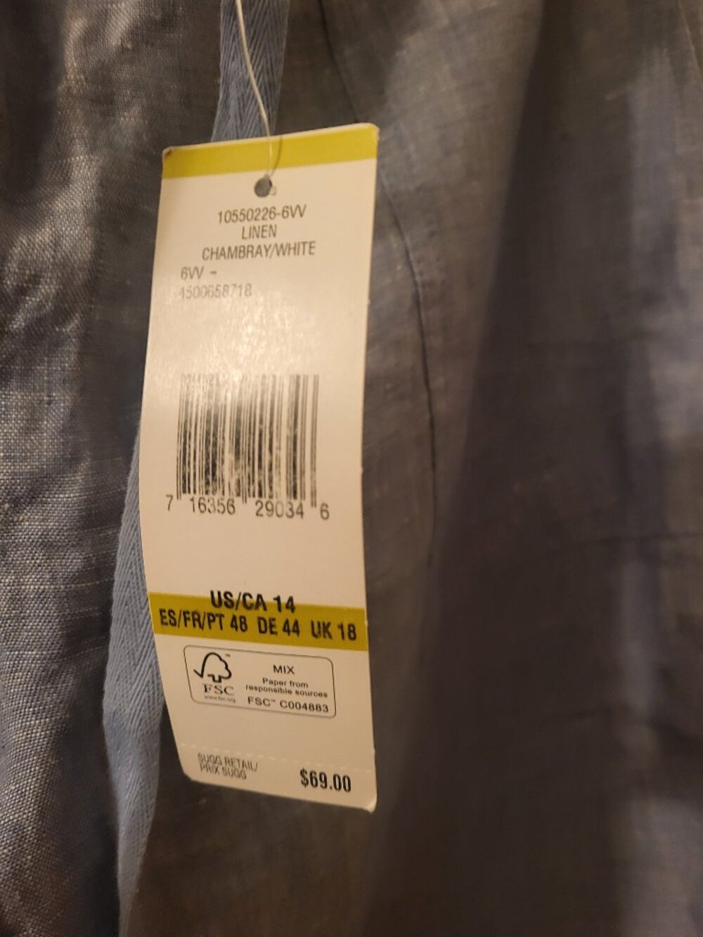 Jones New York Sport Linen Pants (new with tags) - Picture 3 of 3